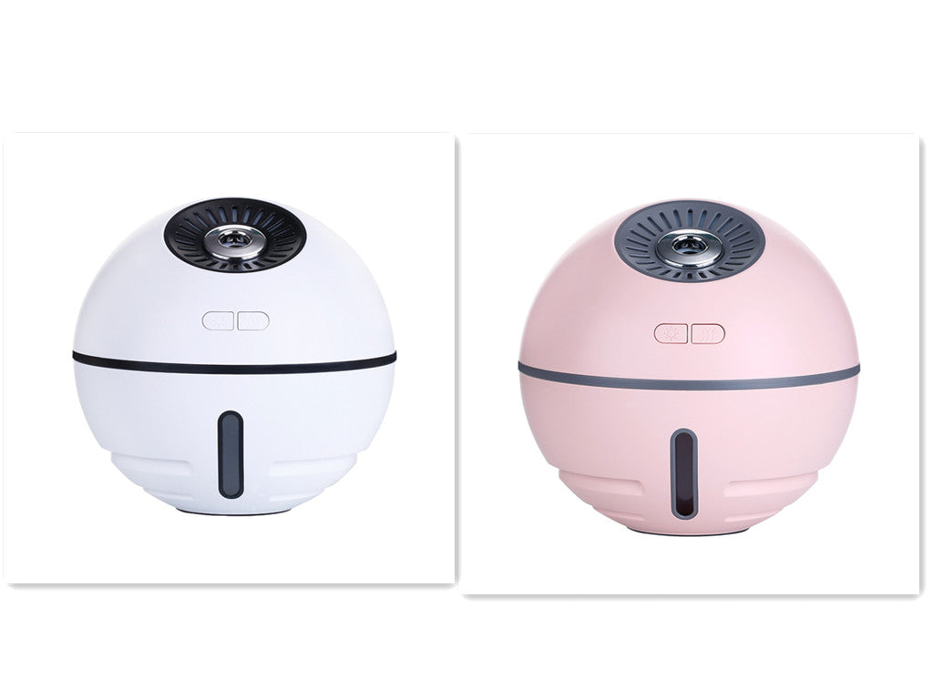 Humidifier Rechargeable 2000mA Built-in Lithium Battery Mini Ultrasonic Aroma Humidifier Diffuser with LED Light Fan