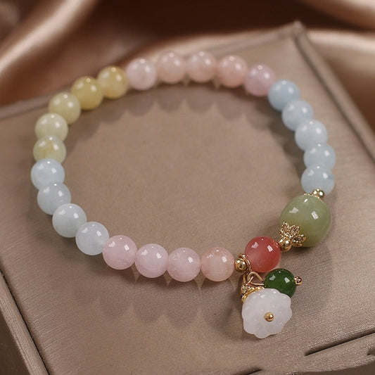 Cute Colorful Natural Beaded Bracelet