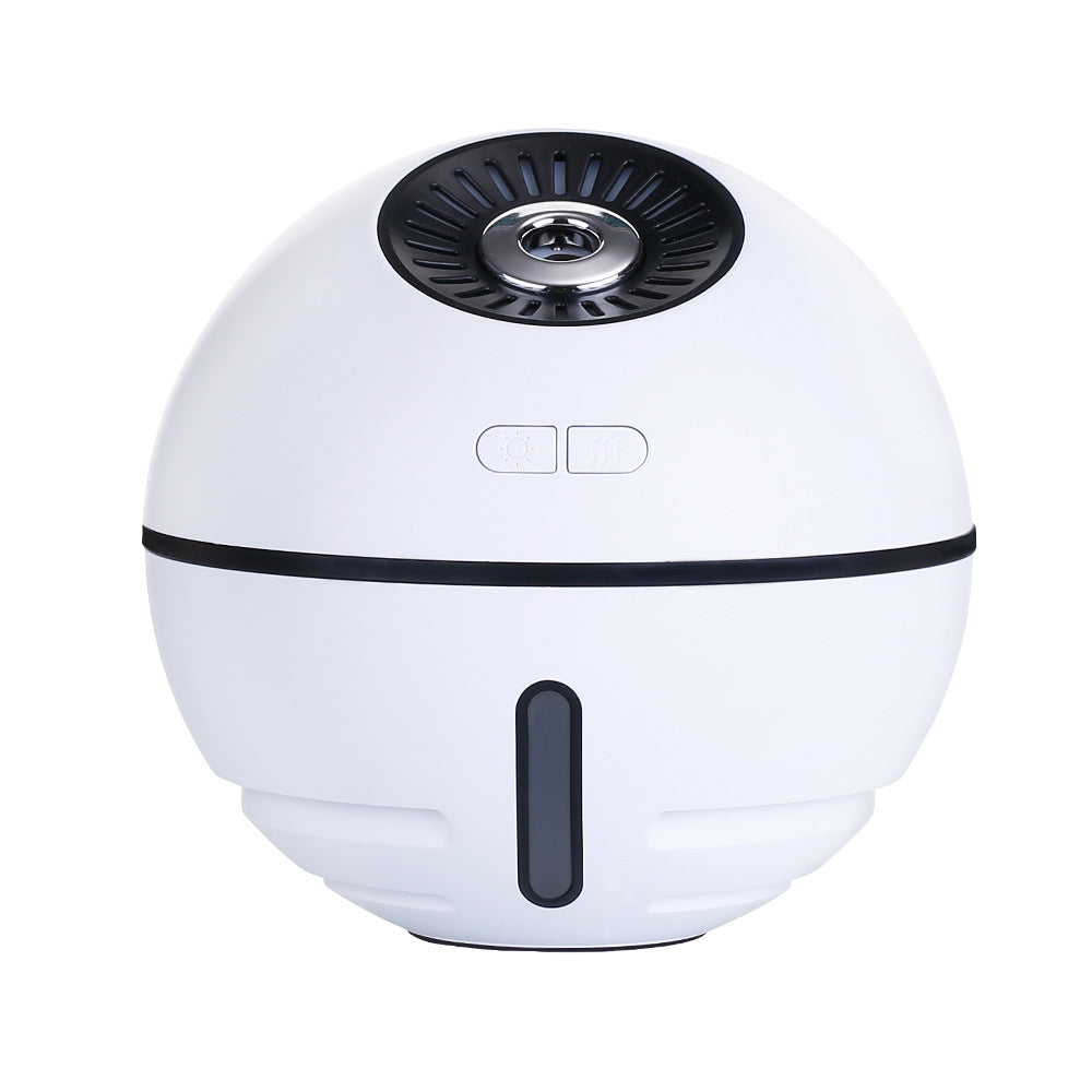 Humidifier Rechargeable 2000mA Built-in Lithium Battery Mini Ultrasonic Aroma Humidifier Diffuser with LED Light Fan