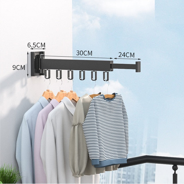 Retractable Cloth Drying Rack
