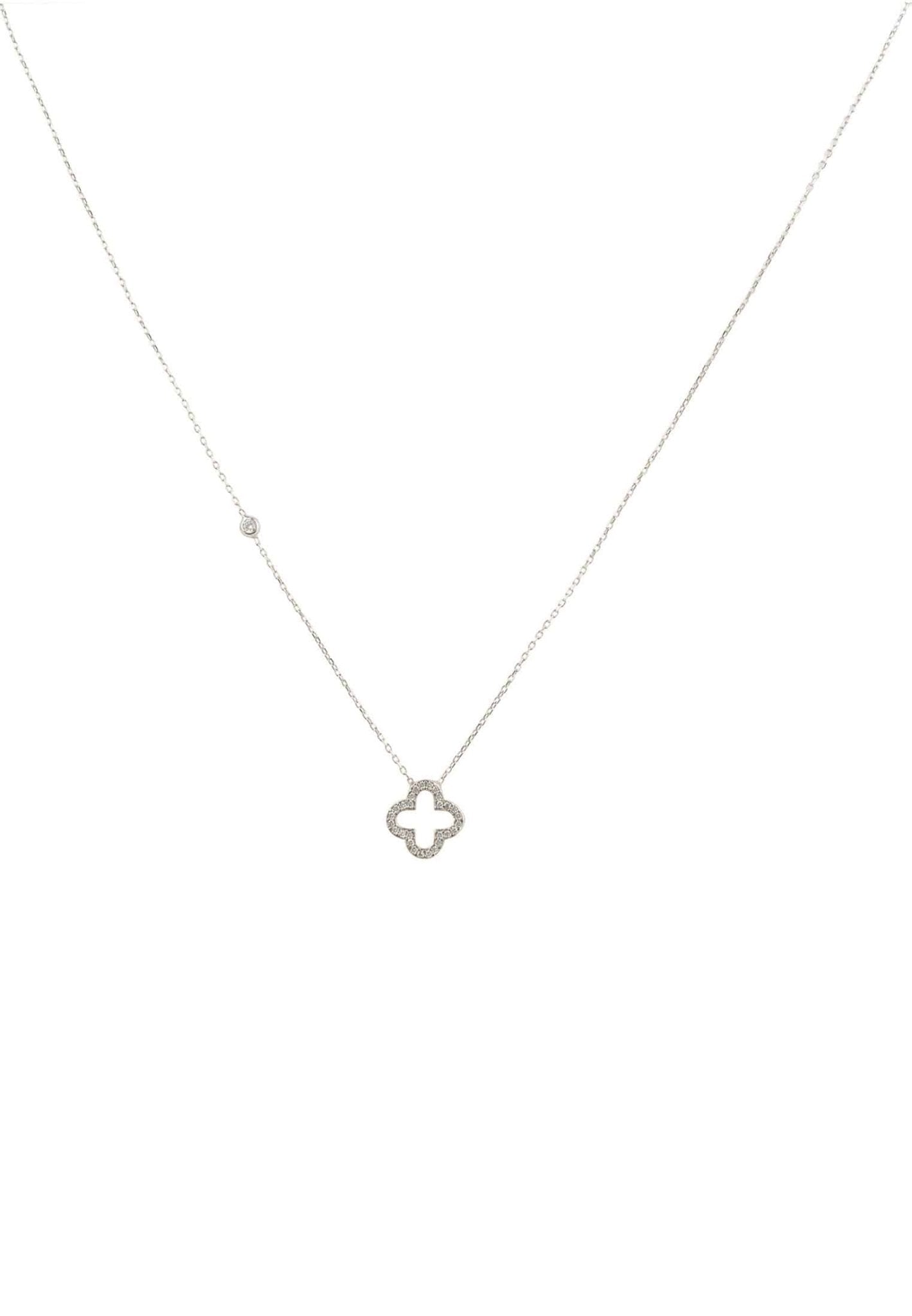 Open Clover Pendant Necklace